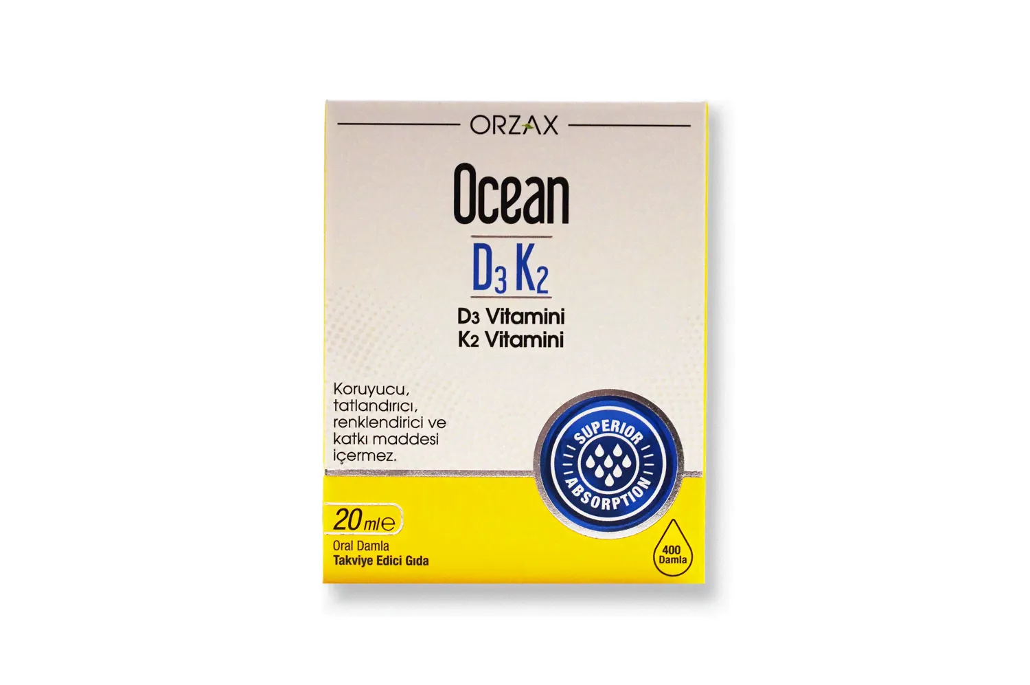 Витаминный комплекс Ocean D3+K2 20мл капли "ORZAX"-0