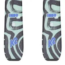 K2 Indy+FDT 4.5 L Plate junior alpine skis pack